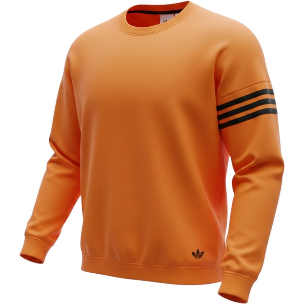 Adidas Originals Neuclassics LS Long Sleeve Orange T-Shirt IM2098 Mens Large NEW